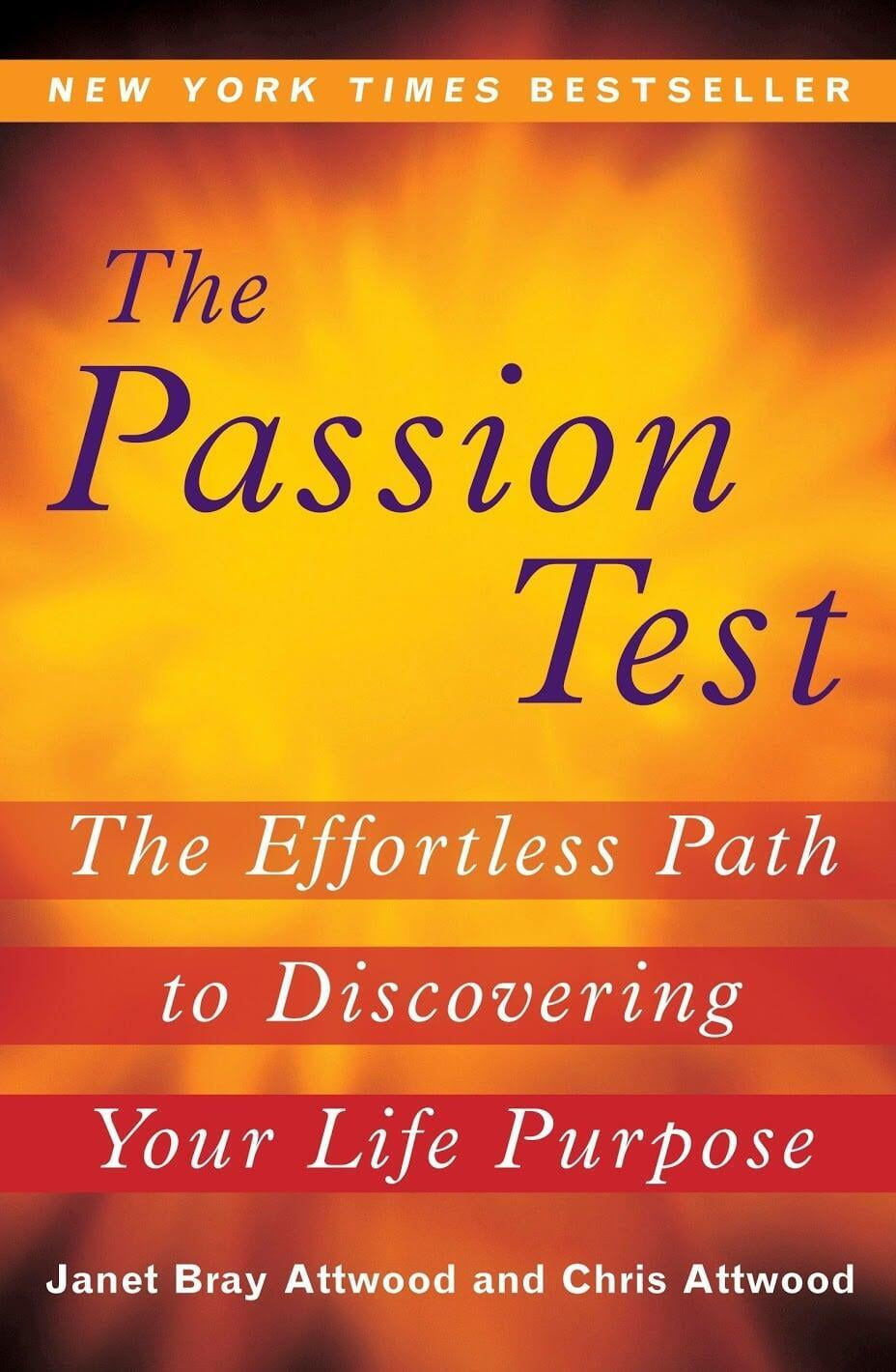 Passion Test Book cover. Effortless Path to Discovering Your Life Purpose