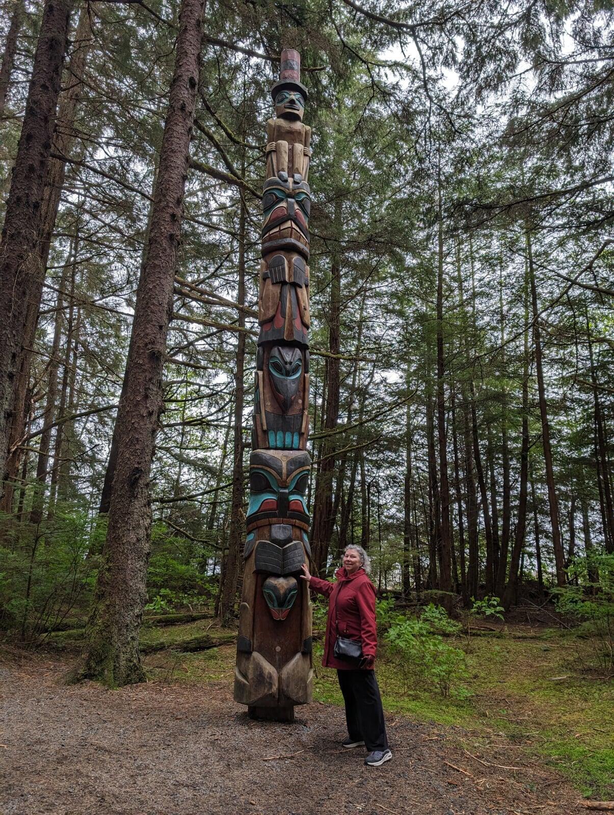 Totem Forest Sitka Alaska